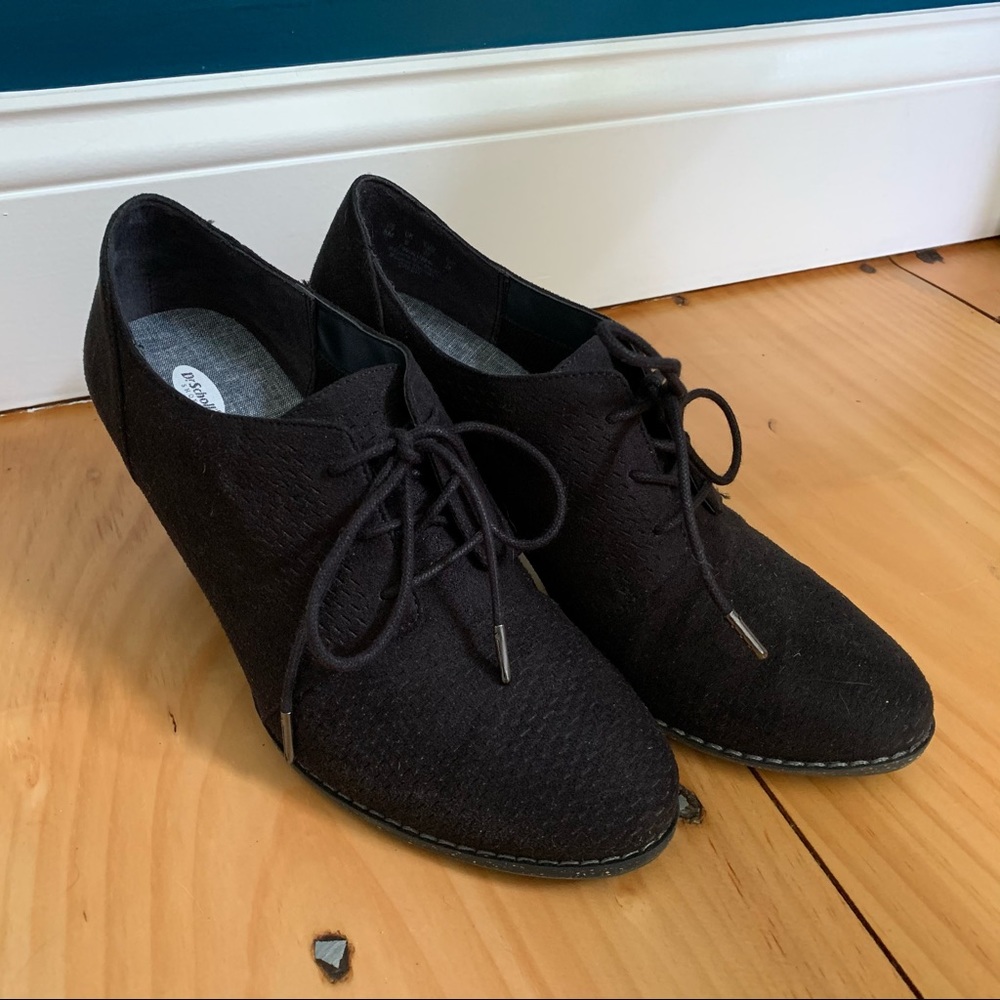 Dr. Scholls black heel bootie size 8